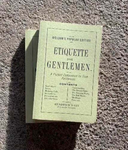 Hendrick's Mini Etiquette Guides