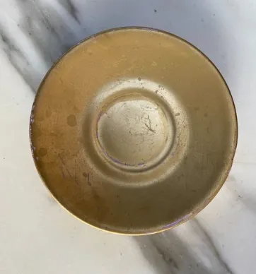 Gold Teacup Plate