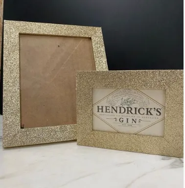 Gold Sparkly Frame (10x8)