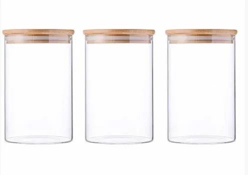 Jar with Wood Top (3.5 inch)