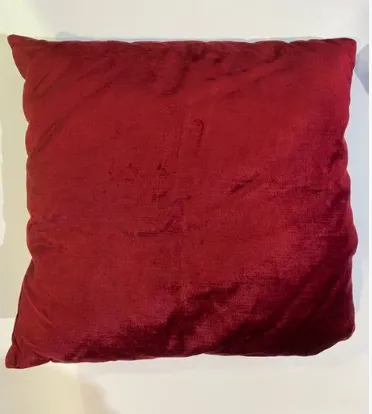 Burgundy Velvet Cushions