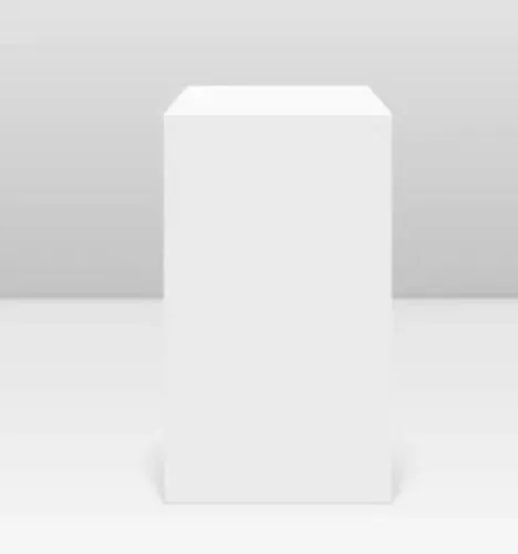 Thin White Acrylic Plinths