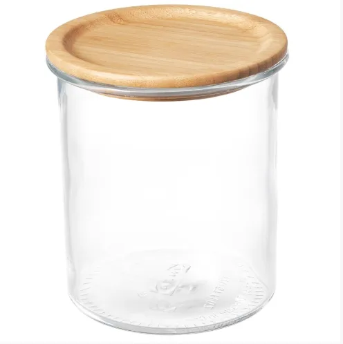 IKEA Glass Jar with Bamboo Lid 1.7l