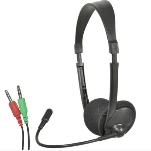 Headphones with Rotating Boom (2 Jacks)