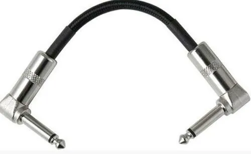 Right angled 6.35mm Mono Jack to Jack cable