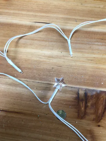 white christmas lights 10 lights