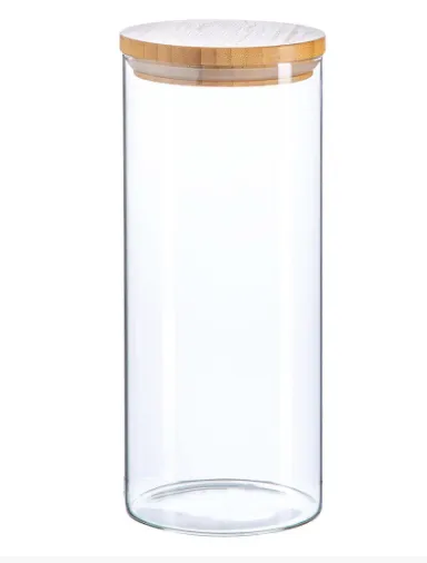 Jar with Wood Top (12 inch)