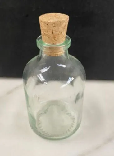 Small Glass Bottles with Cork Tops