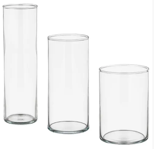 Glass Candle Holder/Vase (10.5 x 4)