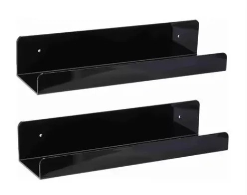 Black Acrylic Shelves