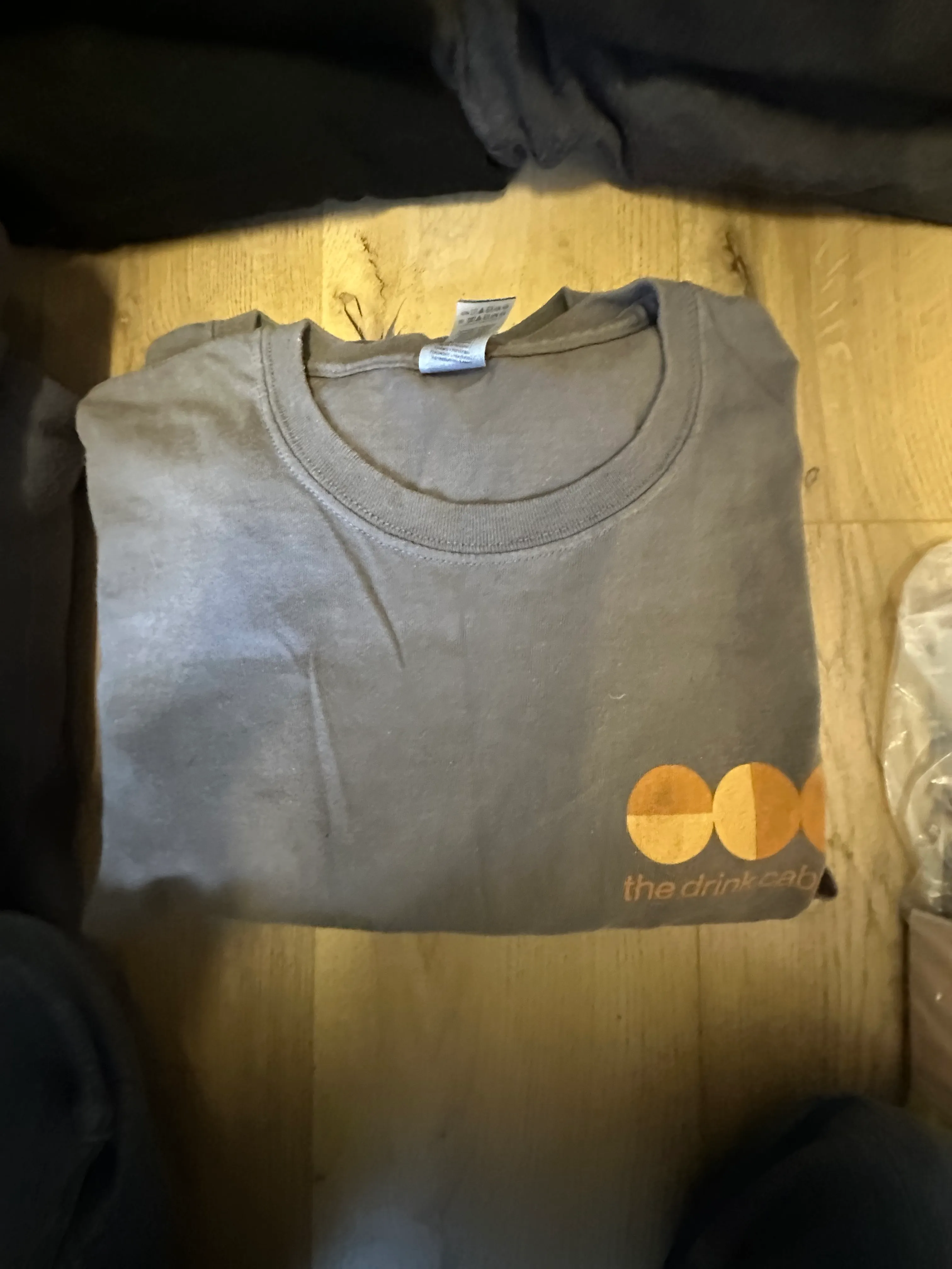 TDC Full Circle Grey/Orange Tshirt (XL)