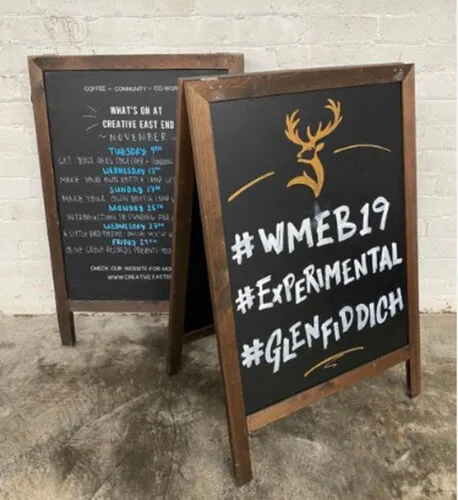 Dark Wood Frame A Board