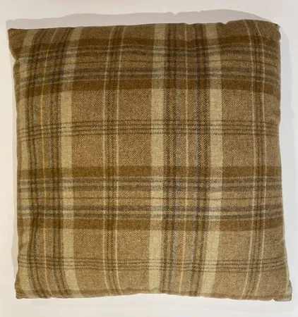 Beige Tartan Cushions