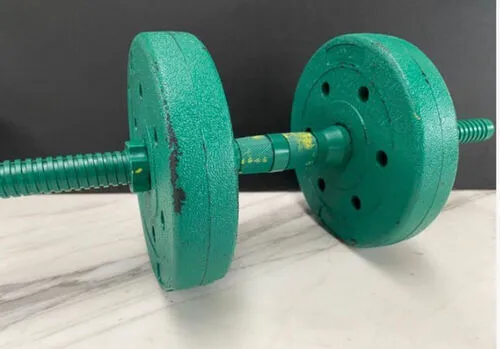 Green Plastic Weights