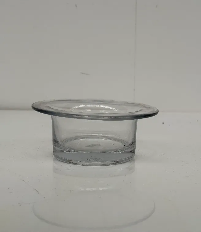 Glass Pillar Candle Holder