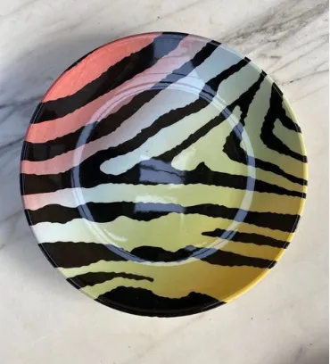 Rainbow Tiger Print Plate