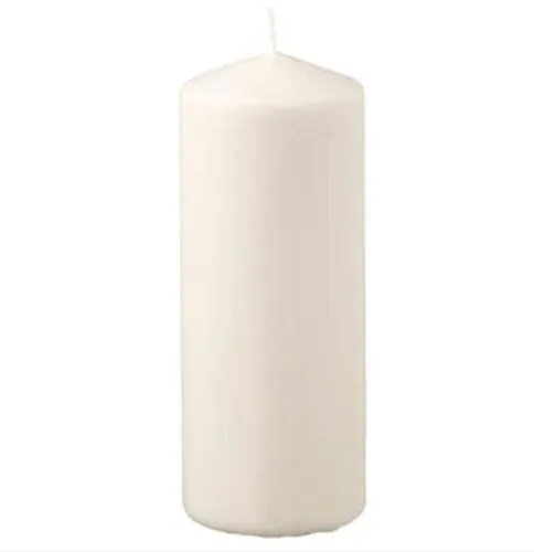 White Pillar Candle
