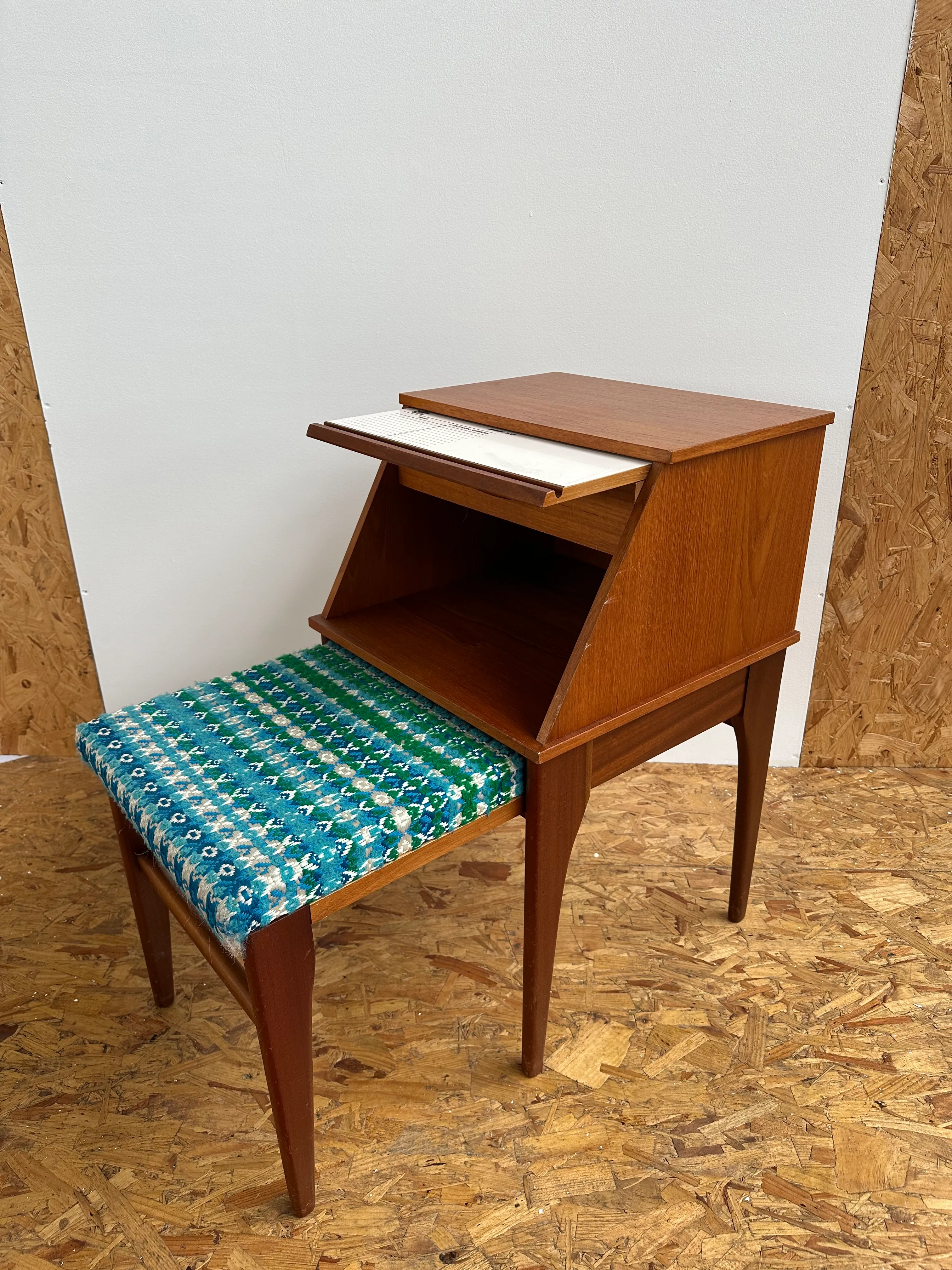 Vintage Mid-Century Telephone Table