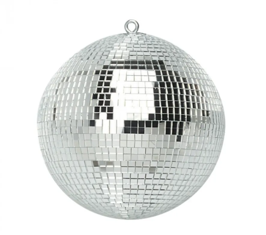 Silver Mirror Ball (300mm)