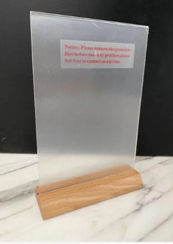 Wooden Based Sign Holders