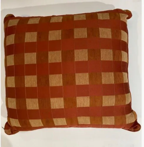 Orange Tartan Cushions