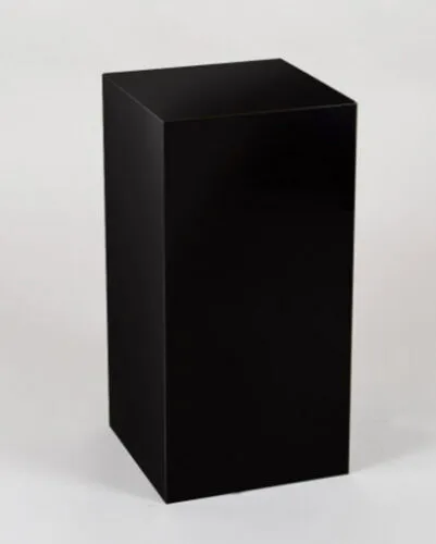 Small Black Acrylic Plinths