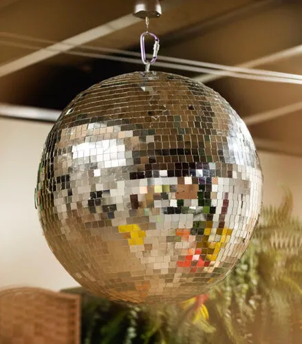 Silver Mirror Ball (300mm)