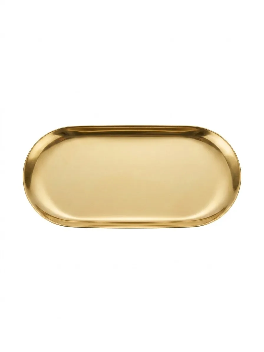 Oval Gold Tray