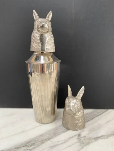 Silver Rabbit Cocktail Shaker