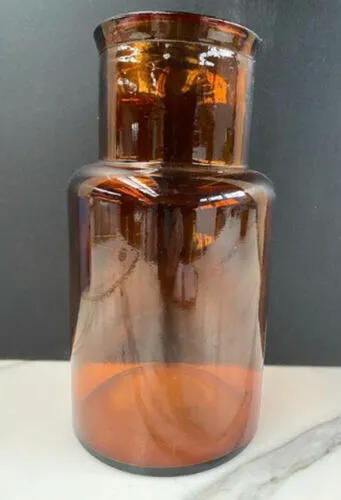 Brown Glass Vase