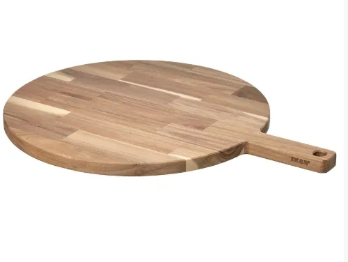 IKEA Wooden Circular Chopping Board with Handle