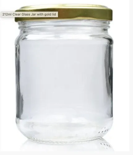 Glass Jars (Round) H-96mm W-78mm