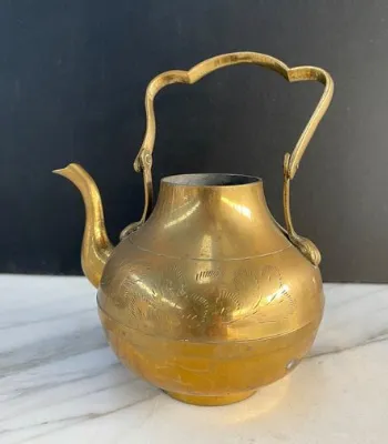 Gold Vintage Teapot