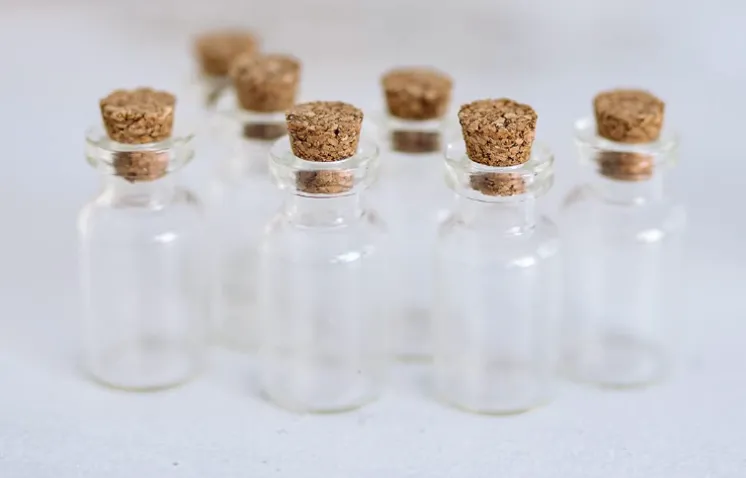 Corked Vials H-39mm W-18mm