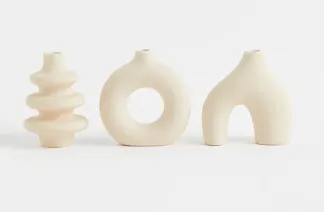 H&M Mini Stoneware Vases
