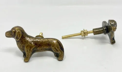 Dachshund Dog Metal Cabinet/Drawer Knob