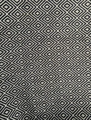 Black/White Diamond Print Fabric