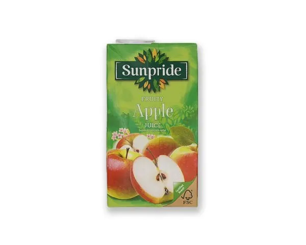 Sun Pride Apple Juice.