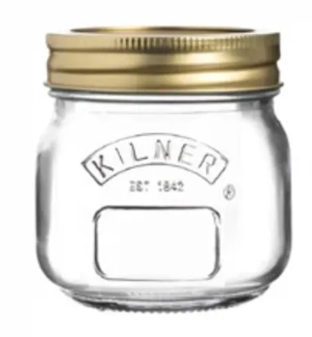 Glass Jars (Round Kilner) H-80mm W-80mm
