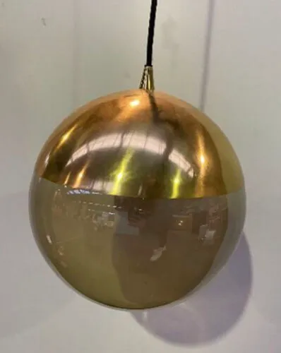 Gold Sphere Ceiling Light