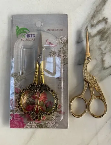 Gold Ornate Scissors