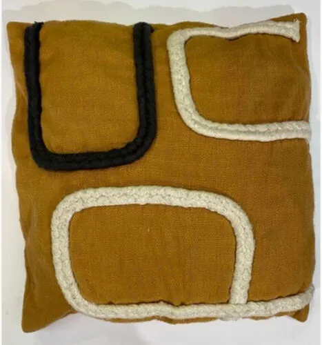 Mustard Abstract Cushions