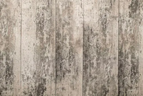 Weathered White Painted Wood Slats Background