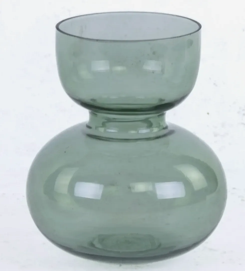 Double Bowl, Glass Vase