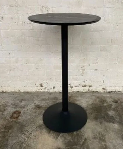 Black Top Bar Table