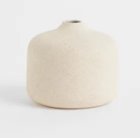 H&M Small Stoneware Round Vase