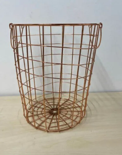 Copper Metal Basket