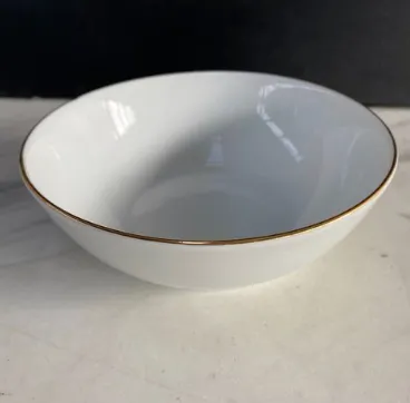 Gold Rimmed Bowl