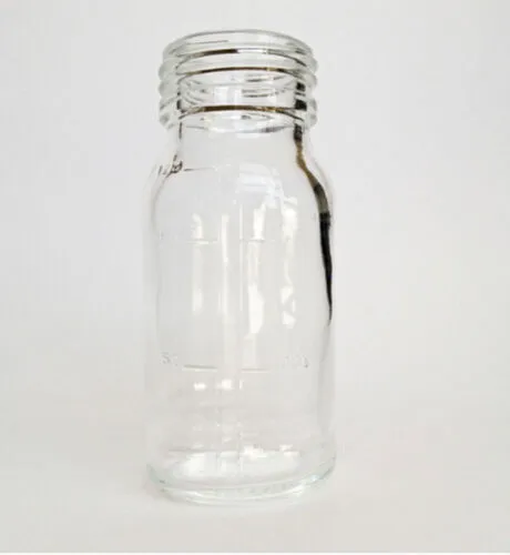 50ml Clear Glass Plasma Bottle