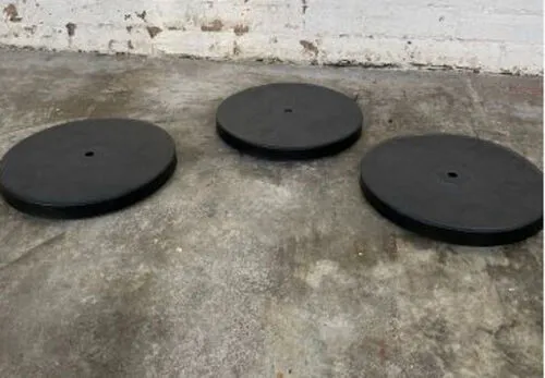 Round Base Weights for Poles